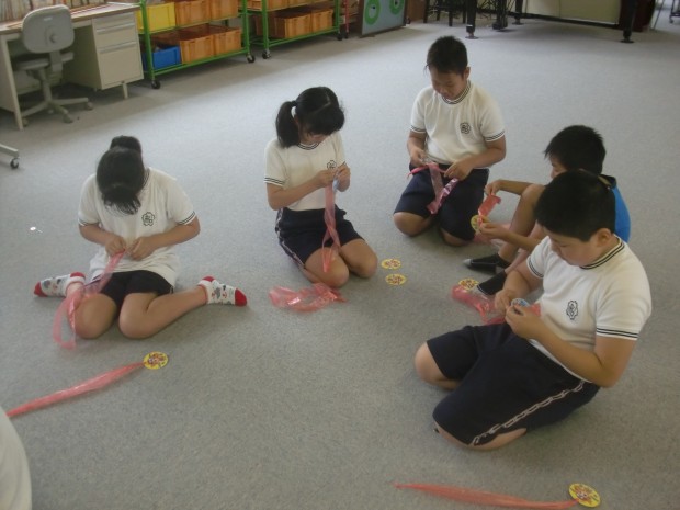 船越小学校の5・6年生