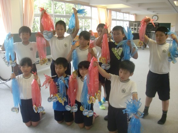 船越小学校の5・6年生